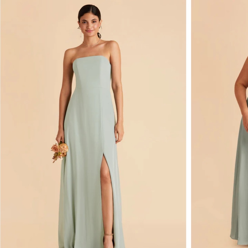 Bird Grey Chris Convertible Chiffon Dress - Sage